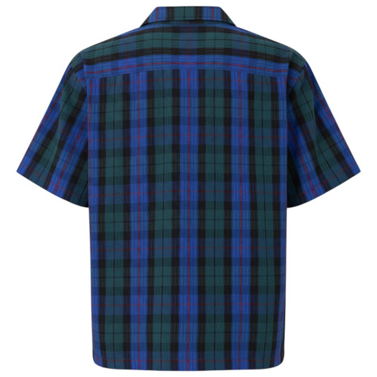 Seersucker Plaid SS Wov
